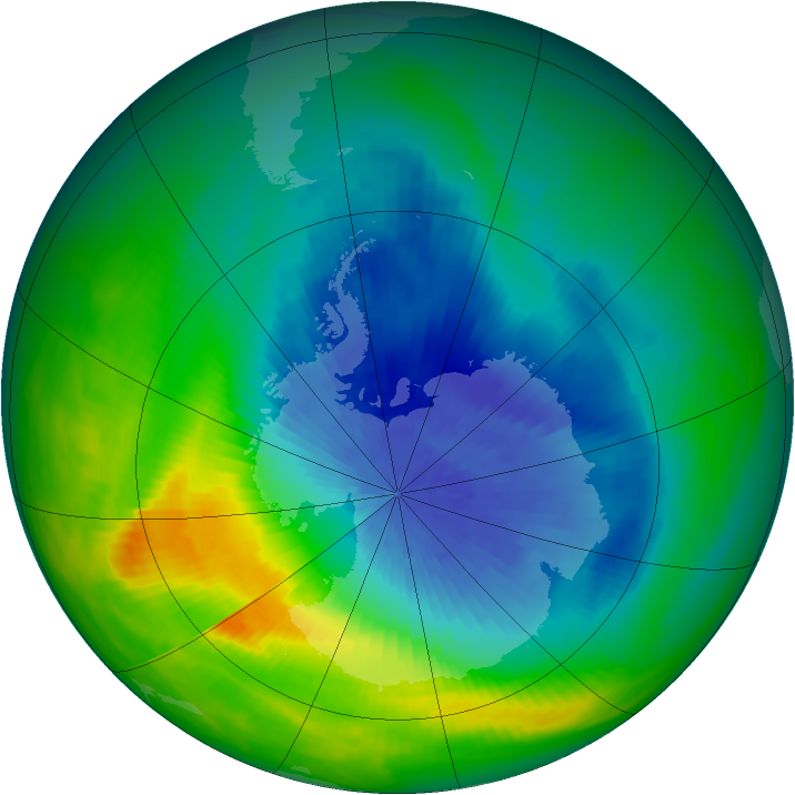 Ozone Map 1982-10-08